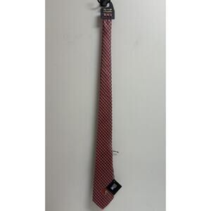 Louisville Cardinals Eagles Wings Red Black Plaid Neck Tie NCAA Mens